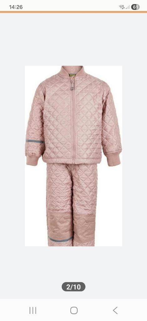 CelaVie Thermo kleuter Pak Maat 116 - Zo goed als nieuw, Ophalen of Verzenden, Zo goed als nieuw, CelaVie, Meisje