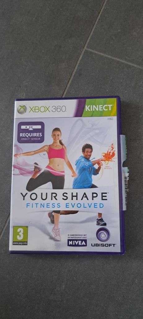 Xbox 360 kinect your shape fitness evolved, Ophalen of Verzenden, Zo goed als nieuw, Sport, 3 spelers of meer