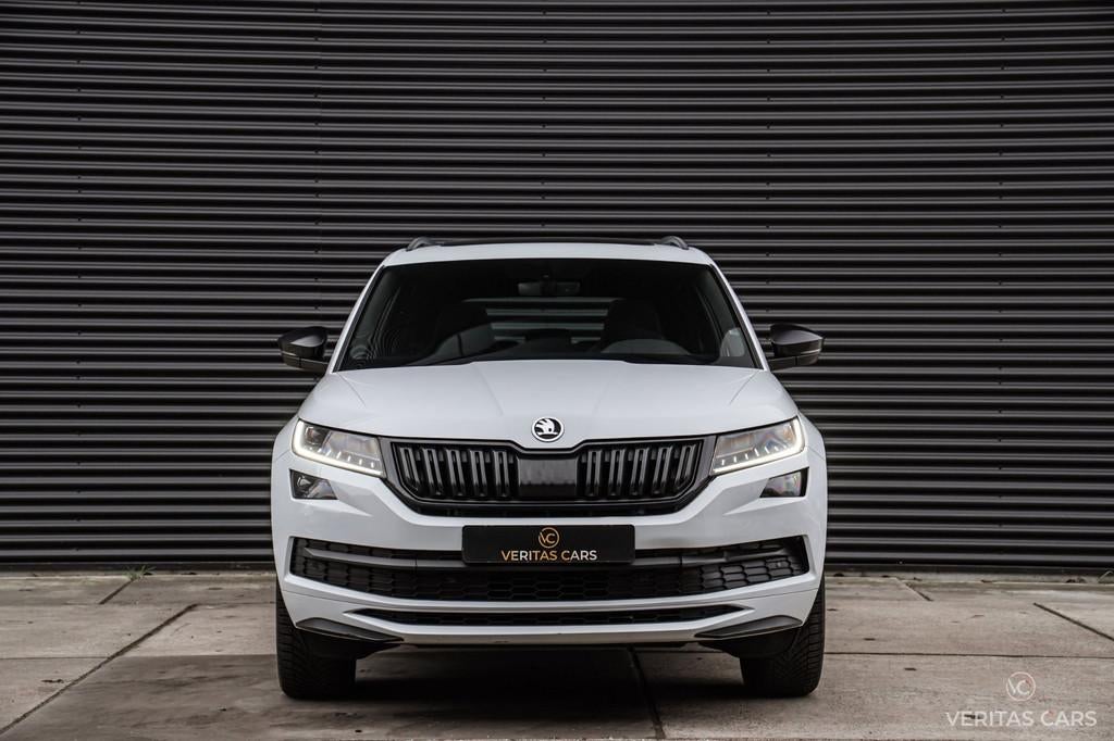 Skoda KODIAQ 2.0 TSI 4x4 Sportline Business 190PK 7p.|ACC|Pa, Automaat, Gebruikt, Euro 6, Wit