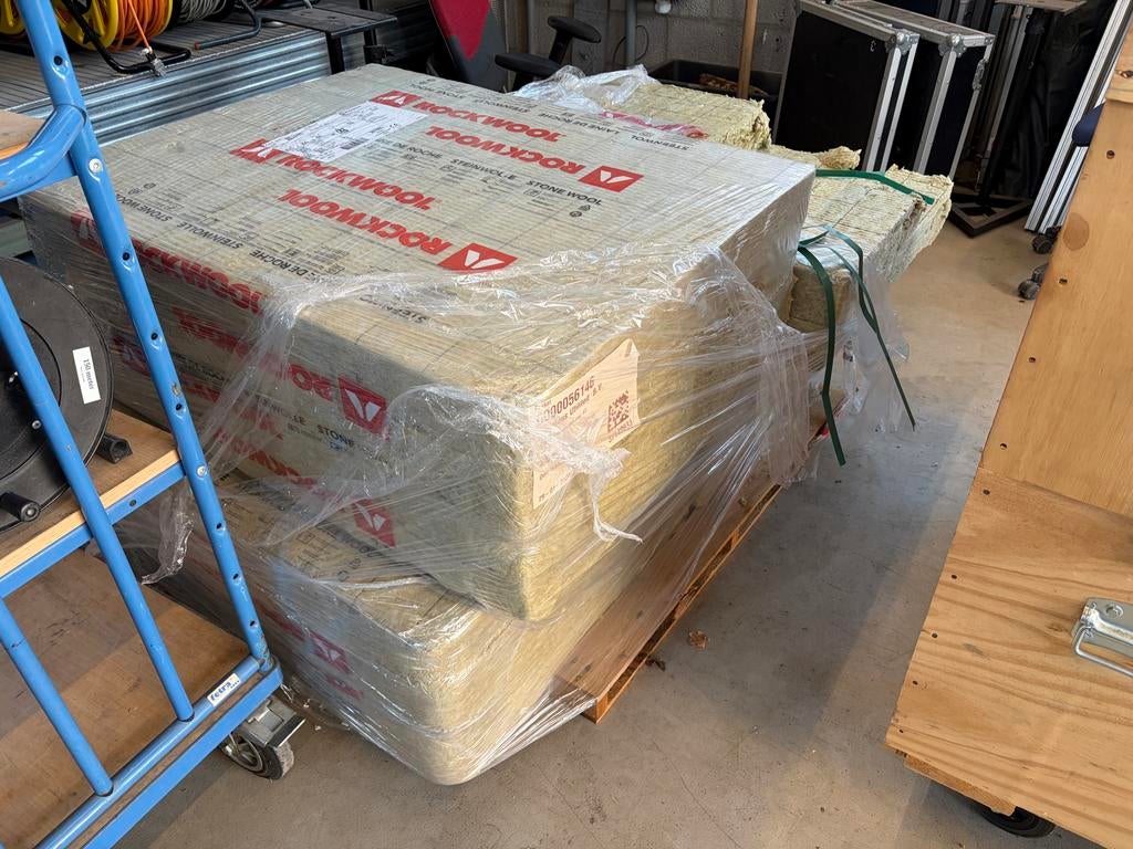 Rockwool isolatie materiaal, Ophalen, 10 tot 15 m², Nieuw, Steenwol