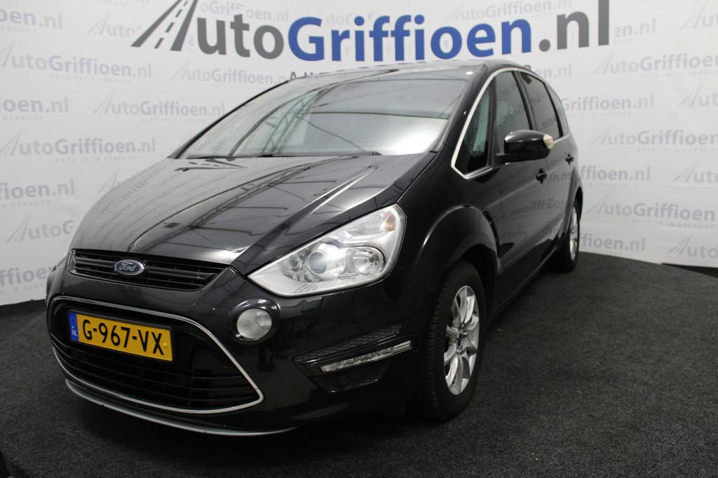 Ford S-Max 2.0 EcoBoost S Edition 5P automaat met leer en tr, Auto's, Euro 5, 1976 cc, Gebruikt, Zwart