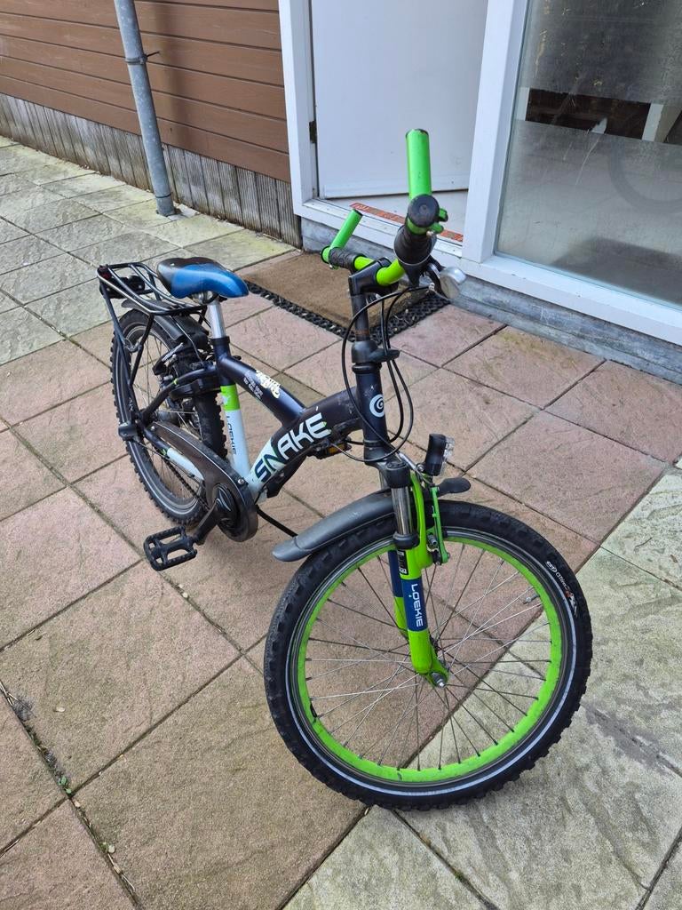 Loekie Snake kinderfiets 22 inch, Fietsen en Brommers, Ophalen, Gebruikt, 20 inch of meer