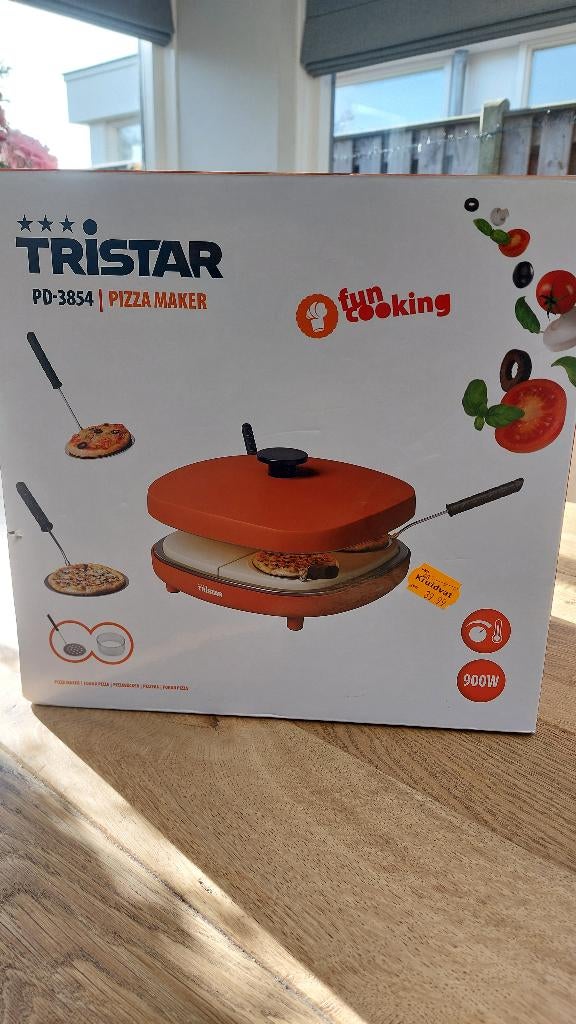 Tristar pizza maker, Witgoed en Apparatuur, Gourmetstellen, Ophalen, Gebruikt, 4 t/m 7 personen