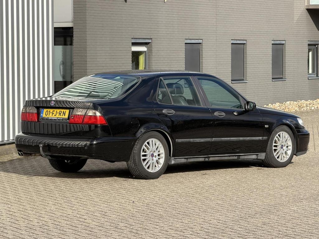 Saab 9-5 3.0t SE Griffin met werk geen apk, Auto's, Saab, Zwart, Bedrijf, Sedan, 2962 cc