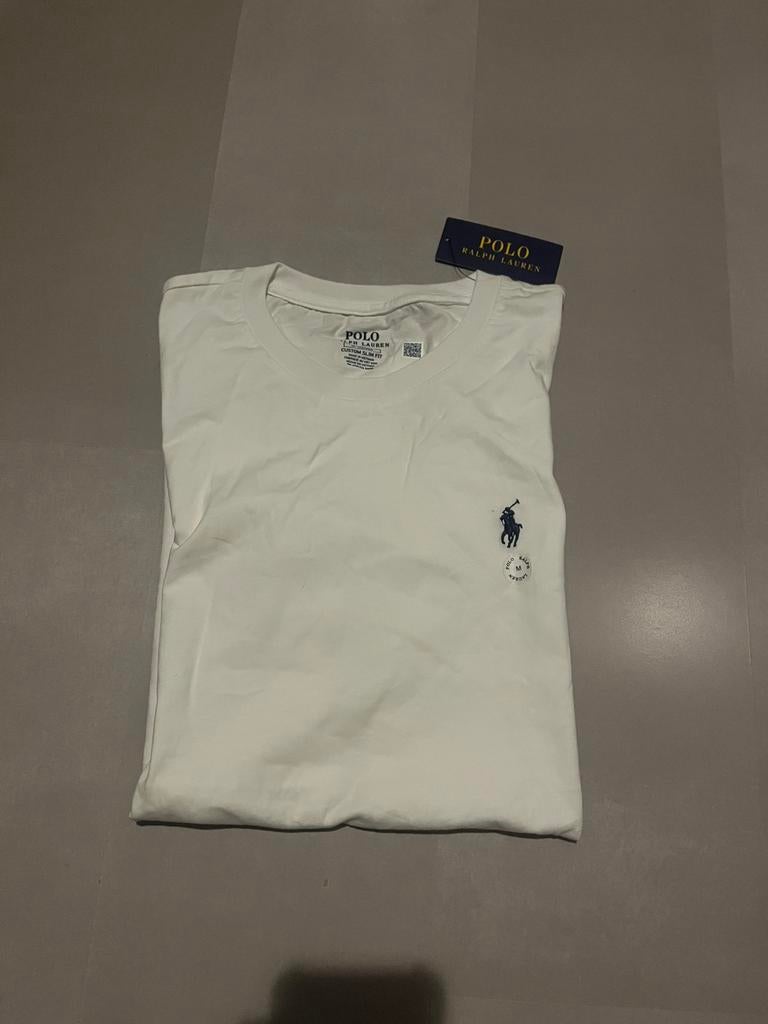 Ralph lauren t-shirt wit maat m, Ophalen of Verzenden, Nieuw, Maat 48/50 (M), Wit