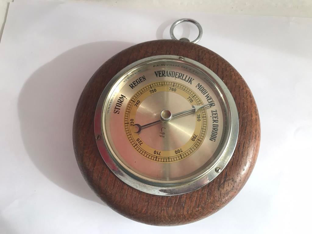 Barometer Lufft Germany, Ophalen of Verzenden, Gebruikt, Barometer