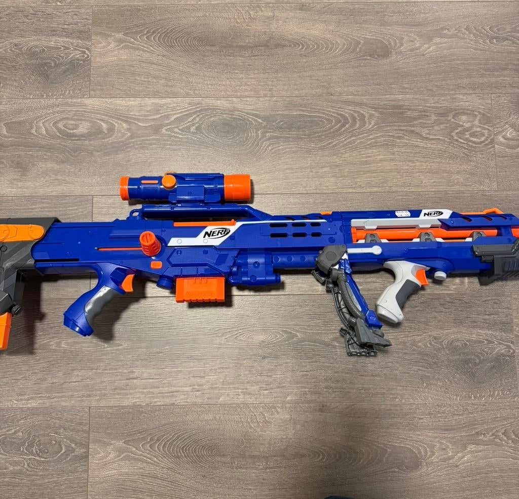Nerf Sniper gun, Ophalen, Zo goed als nieuw