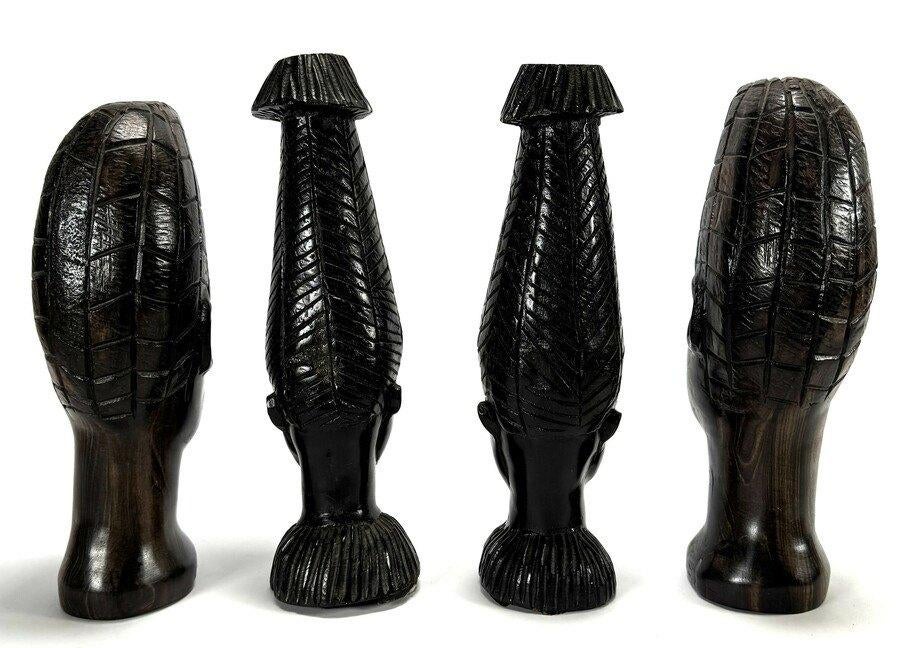 1406. Makonde beelden, Tanzania - Afrika, 20e eeuw, Ophalen of Verzenden