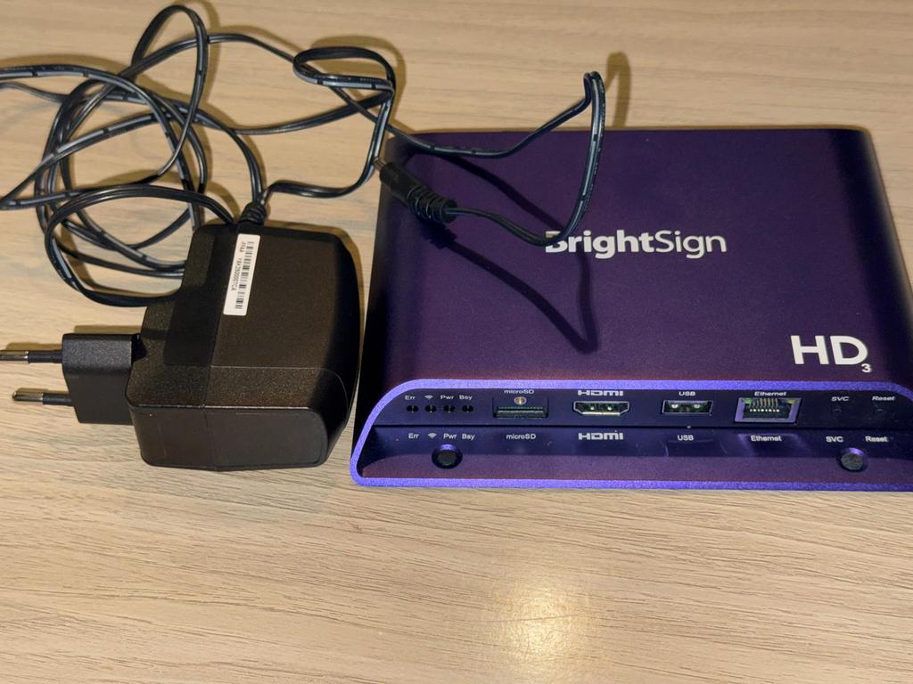 BrightSign HD1023** digital signage speler, Ophalen of Verzenden, Zo goed als nieuw, Audio