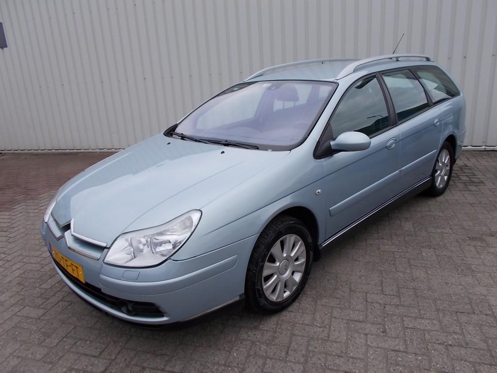 Citroën C5 Break 2.0-16V LIGNE BUSINESS ( APK KEURING BIJ A, Stof, Blauw, Origineel Nederlands, Handgeschakeld