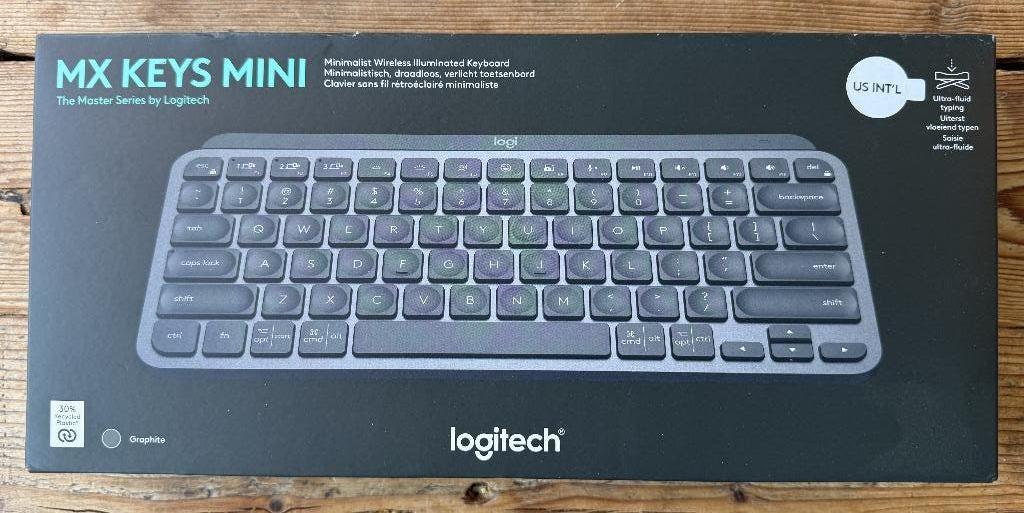 Logitech MX Keys mini illuminated keyboard, Computers en Software, Toetsenborden, Nieuw, Ophalen of Verzenden, Draadloos, Qwerty