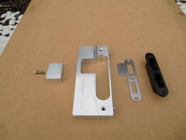 Al freesmal Nemef 1200 sluitplaat D&N contour + sluitkom, Doe-het-zelf en Verbouw, Ophalen of Verzenden, Nieuw