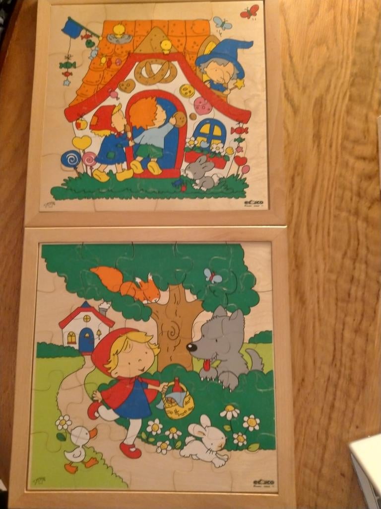 Educo houten puzzels voor kinderen, Ophalen of Verzenden, Zo goed als nieuw