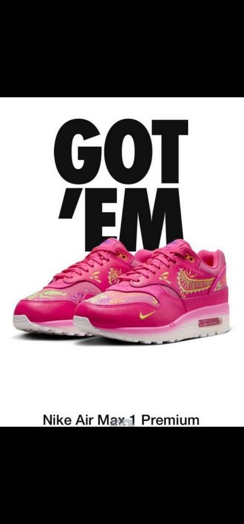 Nike Air Max 1 PRM Dia de Muertos Limited Edition mt 43 Nw, Ophalen of Verzenden