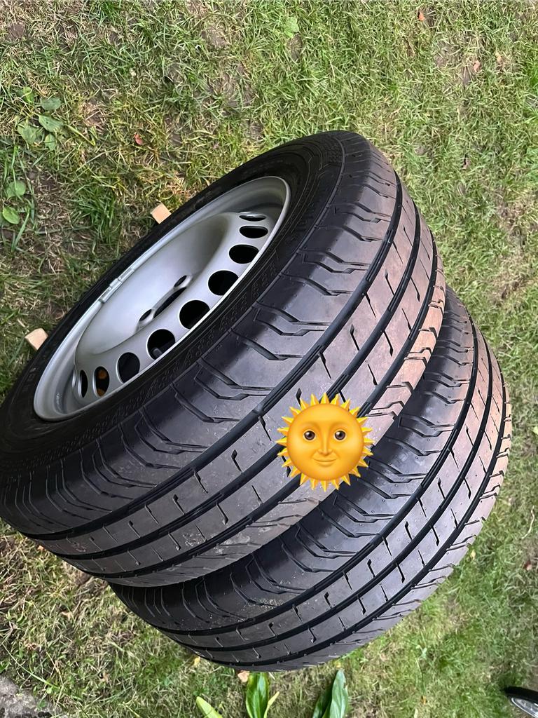 2x nieuwe Vw transporter T5  T6 T6.1 Continental zometbanden, Bestelwagen, 16 inch, Banden en Velgen, Nieuw