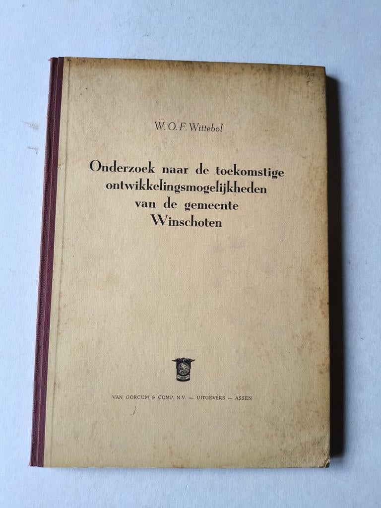 Onderzoek ontwikkelingsmogelijkheden Winschoten 1950, Ophalen of Verzenden
