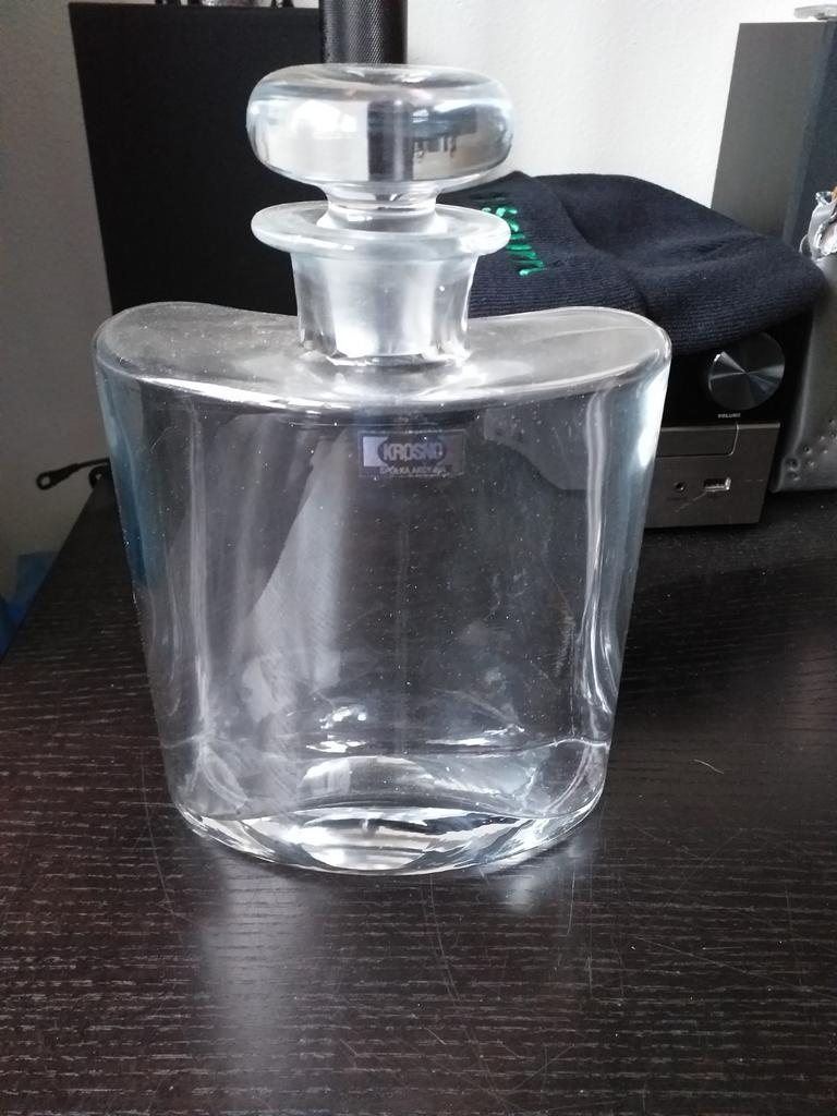 Glazen vaas van krosno, Ophalen of Verzenden