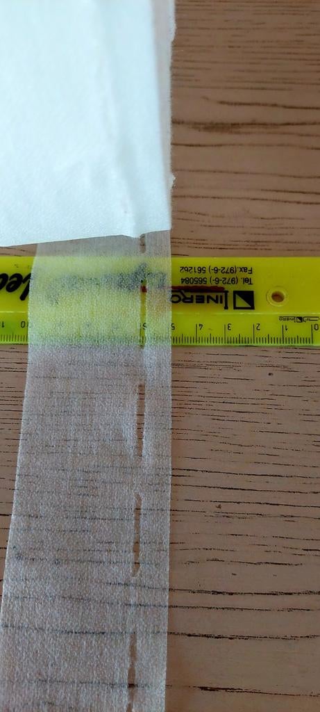 Vlieseline tailleband rol wit, Hobby en Vrije tijd, Ophalen of Verzenden