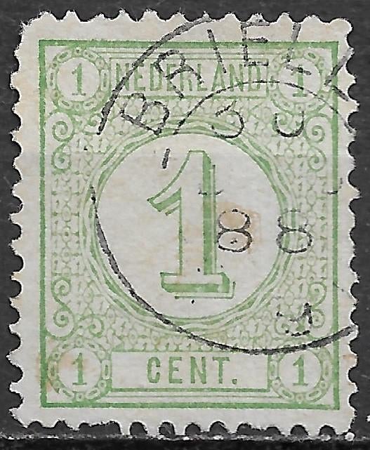84. nederland nvph 31 KR stempel BRIELLE, Ophalen of Verzenden, T/m 1940, Gestempeld