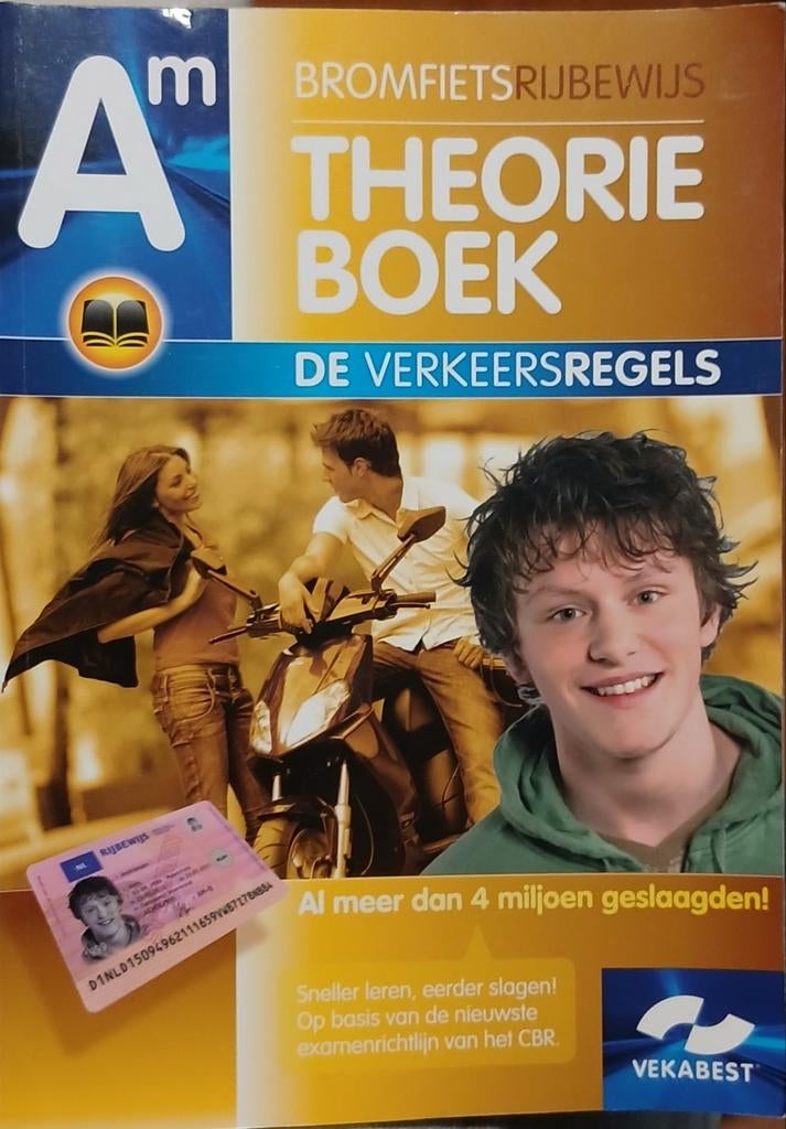Bromfietsrijbewijs / Scooter Theorie Boek Vekabest + USB, Boeken, Ophalen of Verzenden, Zo goed als nieuw, Algemeen