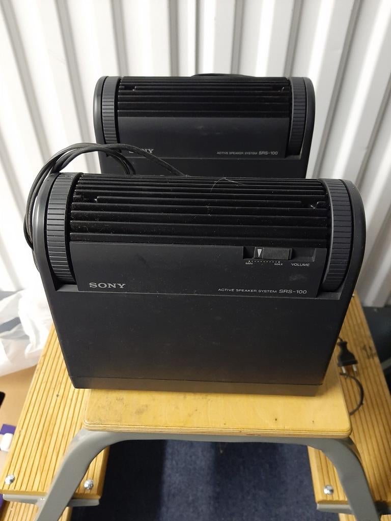 Sony SRS-100 Stereo Actieve Luidsprekersysteem, Gebruikt, Ophalen of Verzenden, Sony, Minder dan 60 watt