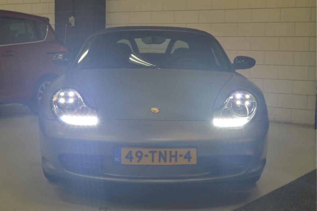 Porsche Boxster 2.7 Cabrio // GRIJS GEWRAPT // CLIMA // SPOR, Achterwielaandrijving, 10 km/l, Bedrijf, Handgeschakeld