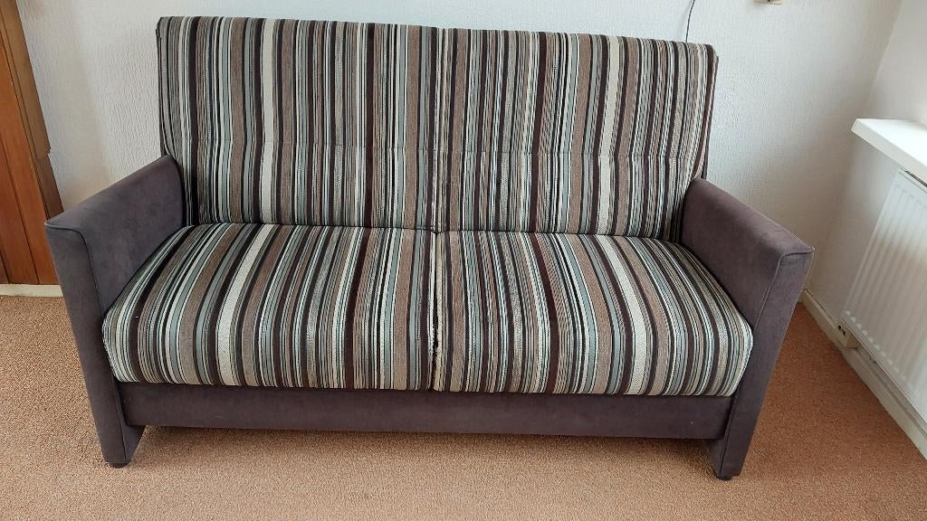 Goed bankstel, niets kapot! Gratis, wel zelf ophalen, Ophalen, Gebruikt, 150 tot 200 cm, Tweepersoons