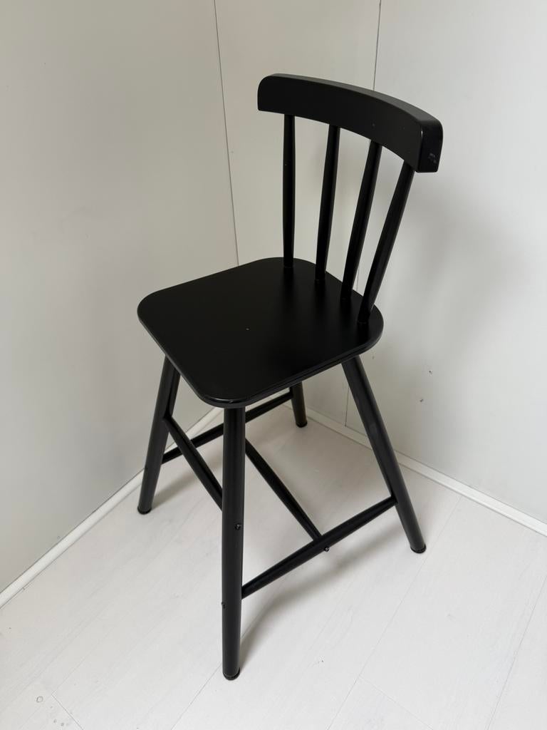 Ikea stoel kids zwart, Ophalen, Zo goed als nieuw, Zwart, Vijf, Zes of meer stoelen