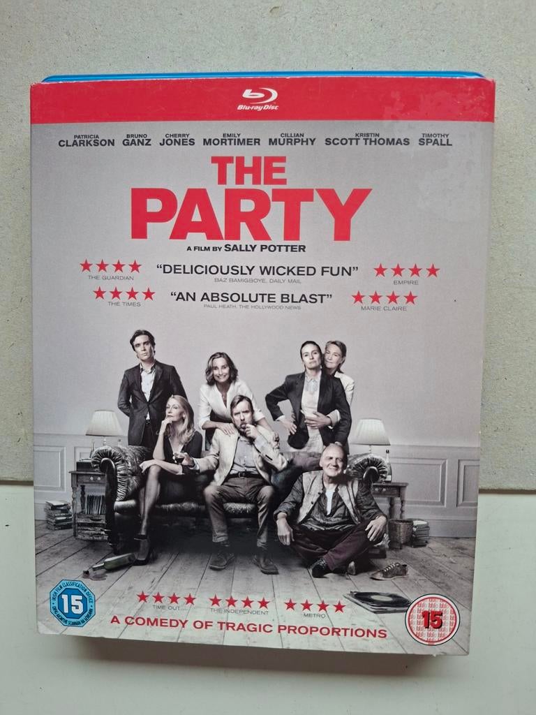 The party  blu ray sally potter engels  movie, Verzenden, Zo goed als nieuw, Drama