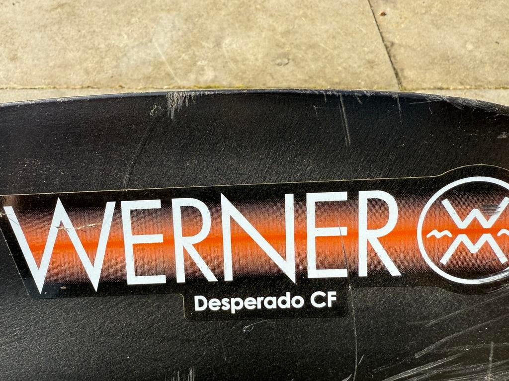 Werner Desperado CF peddel, Ophalen, Zo goed als nieuw, Dubbelbladige peddel