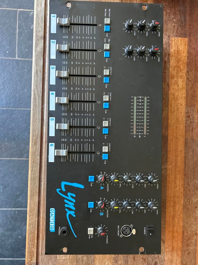 Dateq Lynx mixer, Ophalen, Gebruikt, 5 tot 10 kanalen, Microfooningang