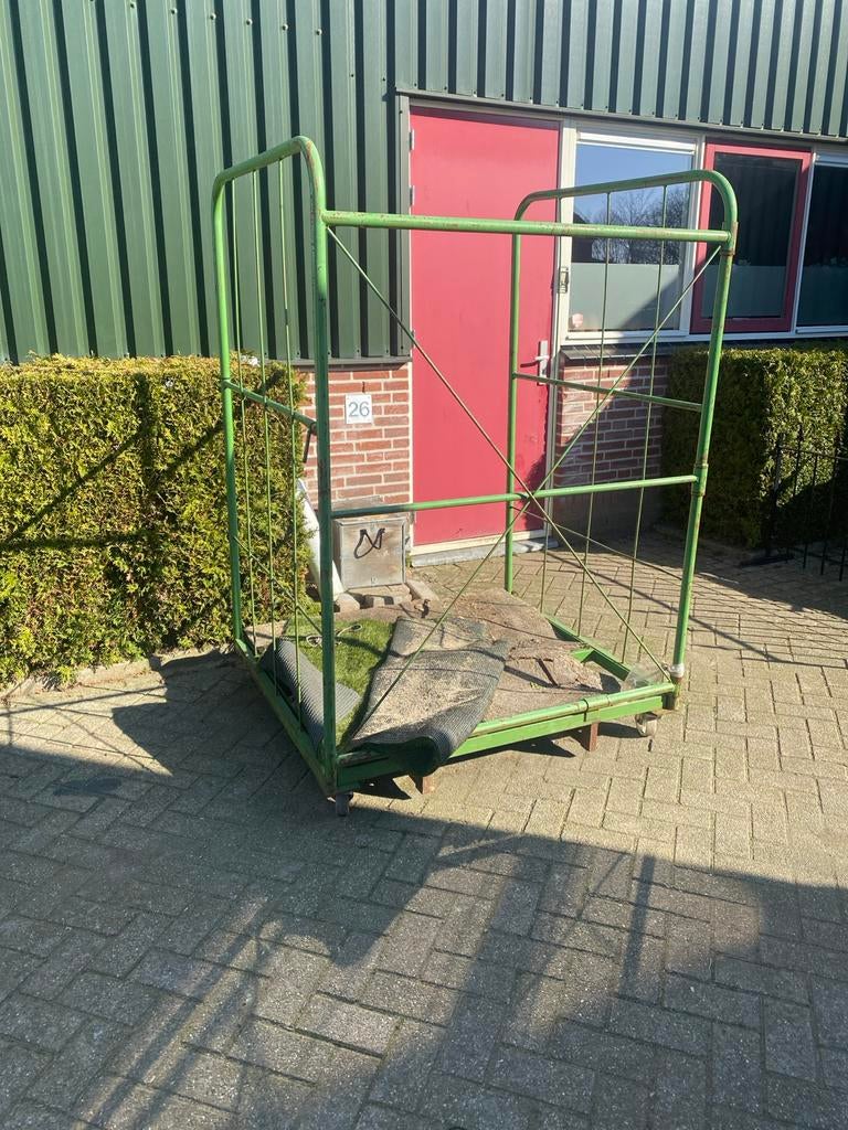 Robuuste transportkar / magazijnkar - Gebruikt, 100 liter of meer, Ophalen, Gebruikt, Transportkar