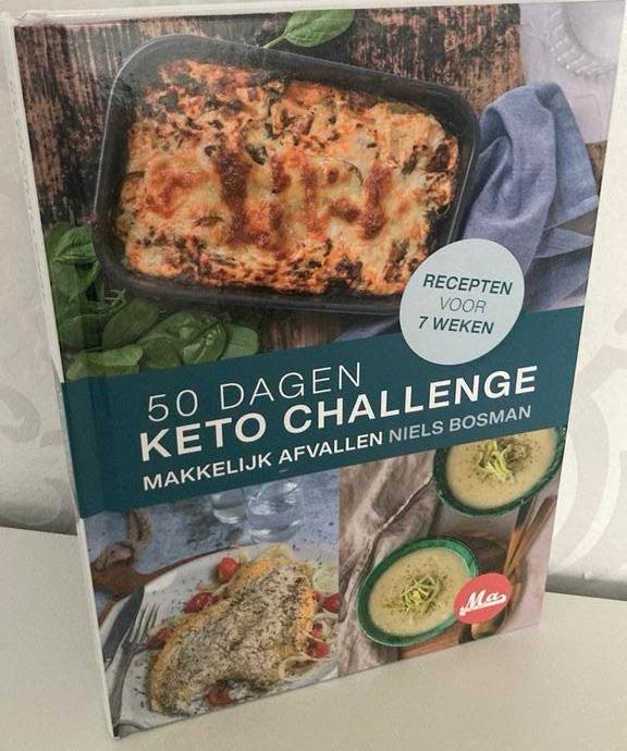 Niels Bosman - 50 dagen Keto Challenge - makkelijk afvallen, Ophalen of Verzenden, Zo goed als nieuw