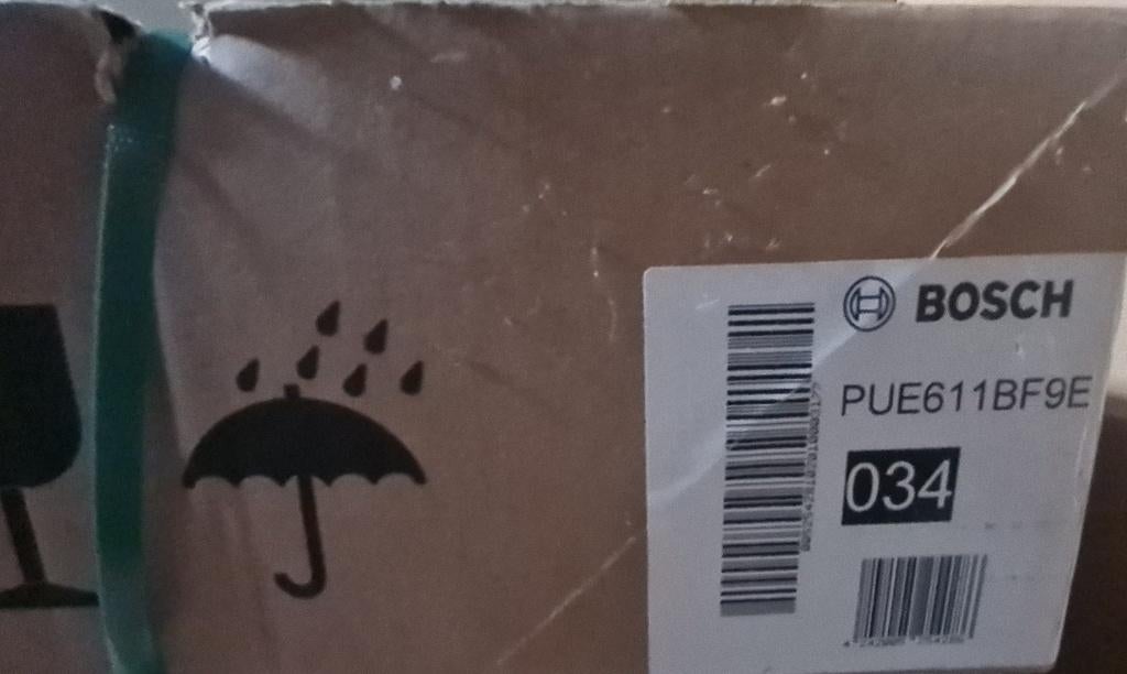 Bosch PUE611BF9E Vrijstaande inductiekookplaat 230V Nieuw, Ophalen, Nieuw, 50 tot 100 cm, Minder dan 100 cm