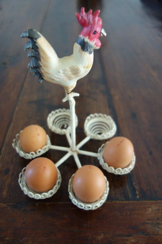 Eierenrek nostalgie metaal Paas, Ophalen of Verzenden, Gebruikt