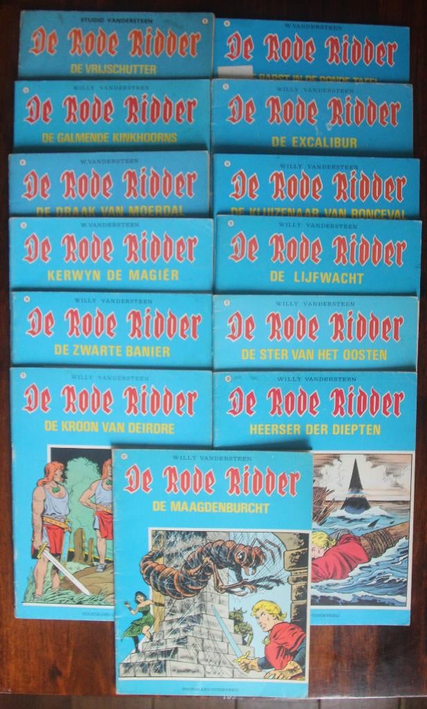 rode ridder. XIII- J. van hamme-W vance-J giraud roodbaard, Meerdere stripboeken, Ophalen of Verzenden, Gelezen