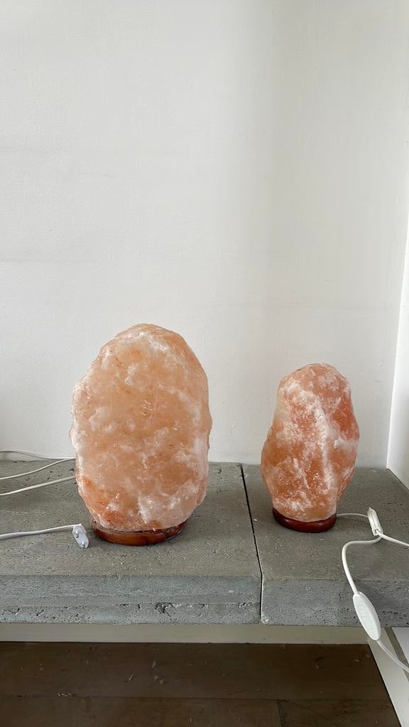 Prachtige zoutlampen, Ophalen of Verzenden, Zo goed als nieuw, Overige materialen, Minder dan 50 cm