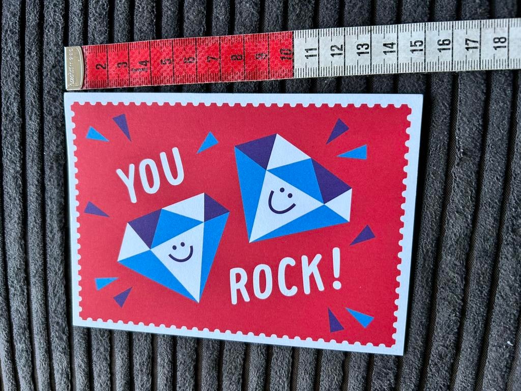 1642. Kaart illustr You Rock, Ophalen of Verzenden, Ongelopen