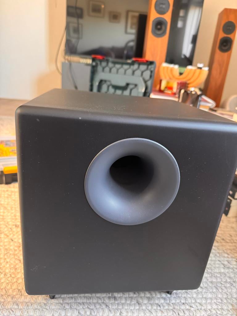 Audioengine S8 Subwoofer (versterkt 120 watt), Subwoofer, Zo goed als nieuw, 120 watt of meer, Ophalen