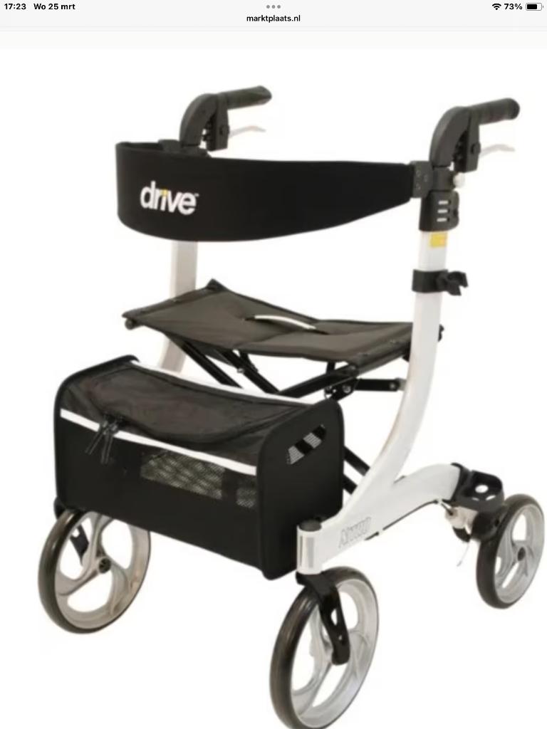 Door omstandigheden Nieuwe Rollator Nitro Drive Zwart € 150,