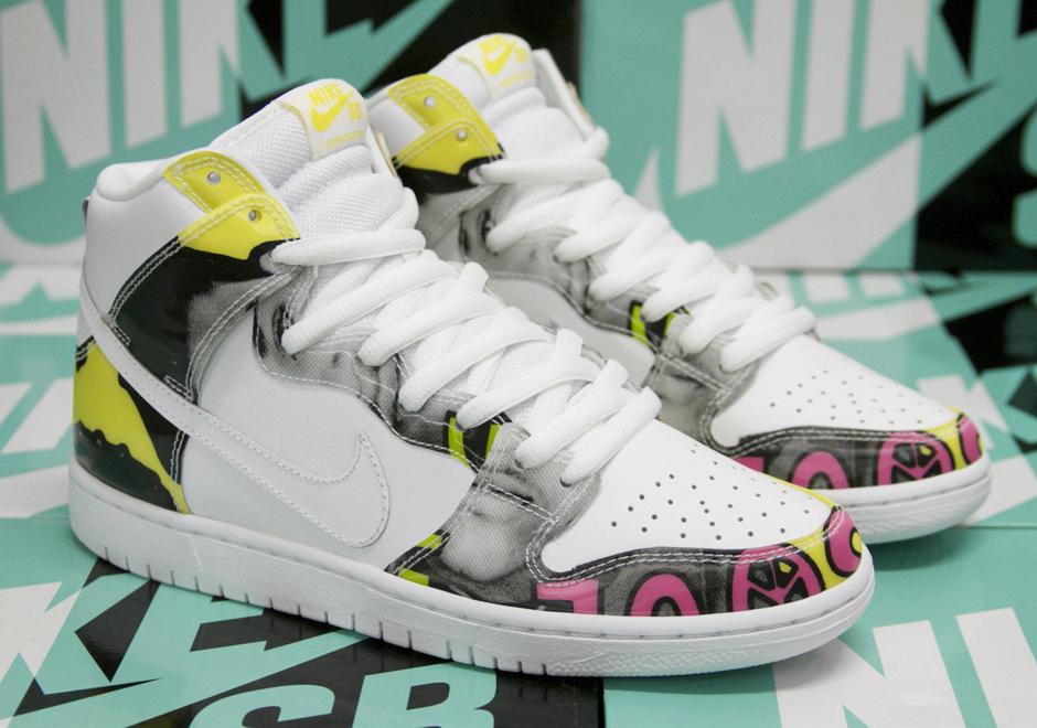 Nike Dunk High De La Soul 44,5 (qs limited parra duck), Kleding | Heren, Schoenen, Overige kleuren, Nike, Nieuw, Ophalen of Verzenden