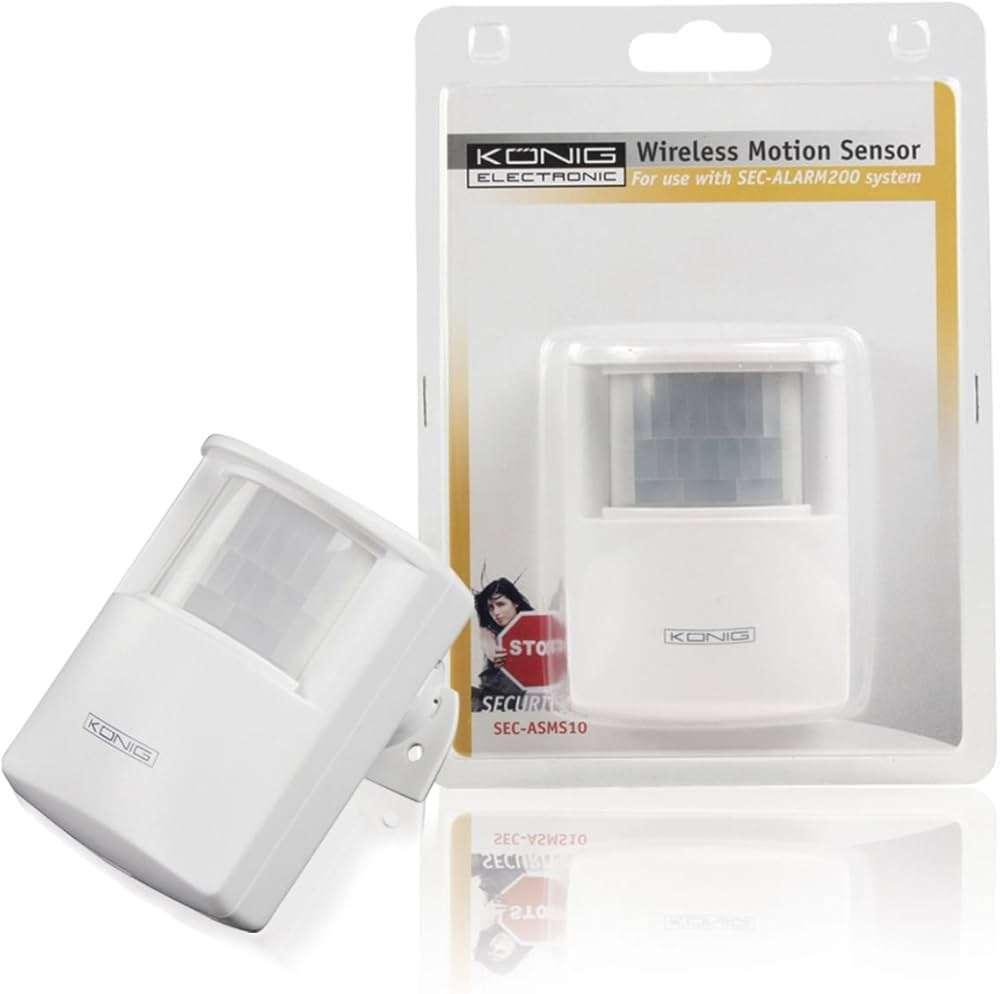 3x Konig Wireless Draadloze bewegingssensor (Nieuw), Ophalen of Verzenden, Nieuw, Detector, Sensor of Melder, Rook