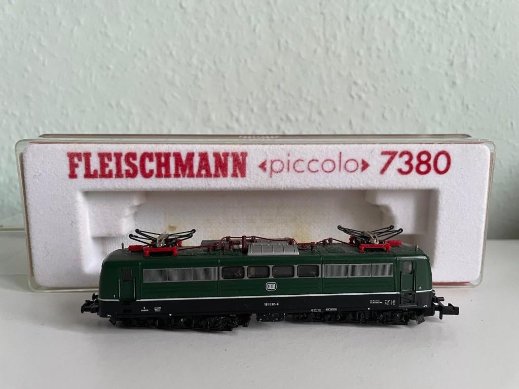 Locomotief Fleischmann Piccolo 7380 (N-Spoor) BR 151 DB, Hobby en Vrije tijd, Modeltreinen | N-Spoor, Gebruikt, Fleischmann, Ophalen of Verzenden
