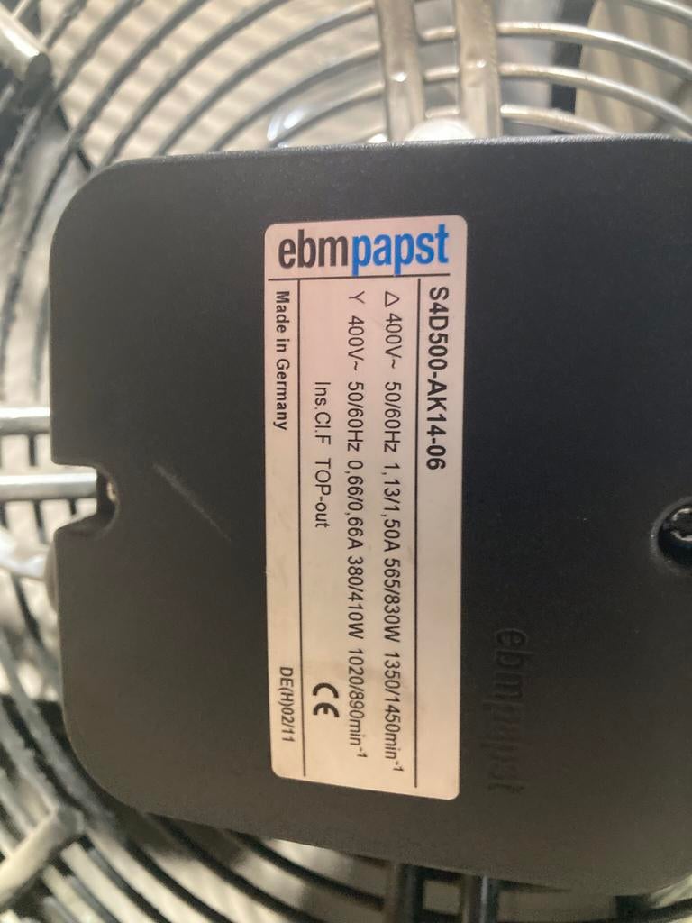EBM - Papst, Ophalen of Verzenden, Gebruikt, Ventilator