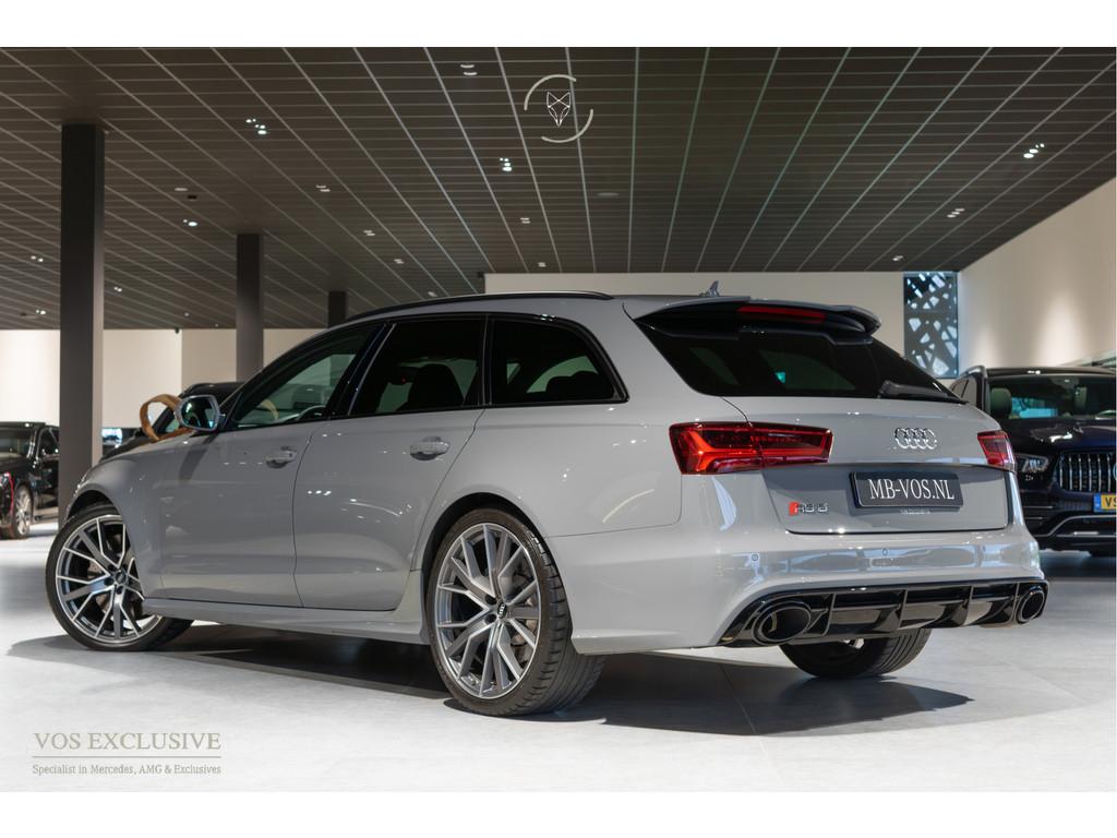 Audi RS6 Avant 4.0 TFSI Quattro Performance Carbon|Nardo|Mem, Auto's, Gebruikt, 10 km/l, 3993 cc, Leder en Alcantara