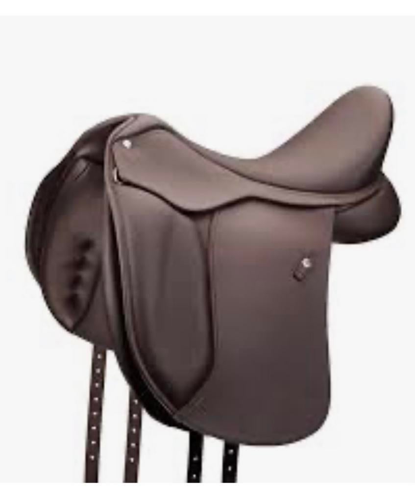 Wintec 500 dressuurzadel 17,5” (bruin), Dieren en Toebehoren, Paarden en Pony's | Zadels, Ophalen, Gebruikt, Dressuur