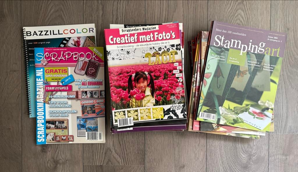 Scrapbook- en Stamping Art Tijdschriften Collectie, Hobby en Vrije tijd, Scrapbooking, Ophalen of Verzenden, Gebruikt, Album of Boek