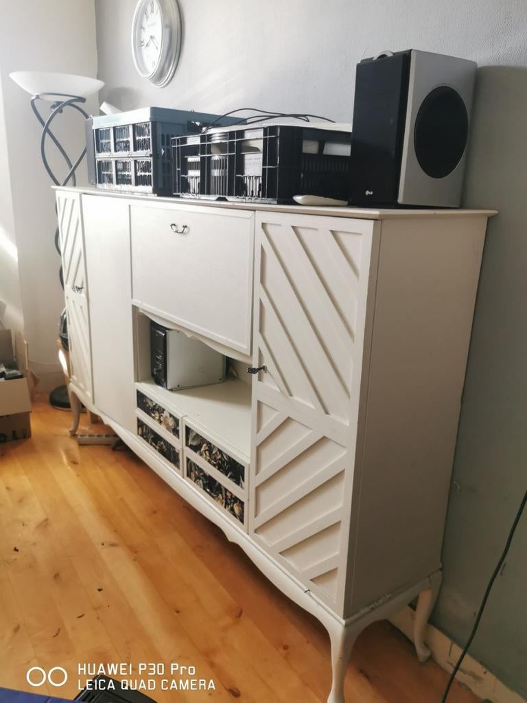 Commode kast wit, Ophalen, 25 tot 50 cm