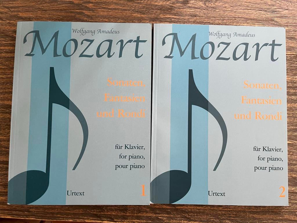 Pianoboeken Mozart, Muziek en Instrumenten, Bladmuziek, Ophalen of Verzenden, Zo goed als nieuw, Artiest of Componist, Klassiek