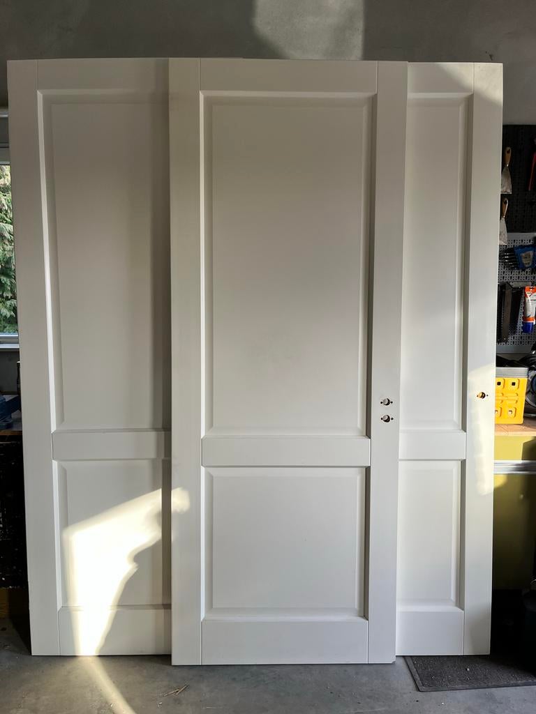 3 Witte binnendeuren, gebruikt, Ophalen, Gebruikt, 80 tot 100 cm, 215 cm of meer